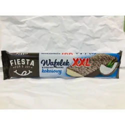 Товар Вафлі в шоколаді Fiesta xxl з кокосовою начинкою 50г
