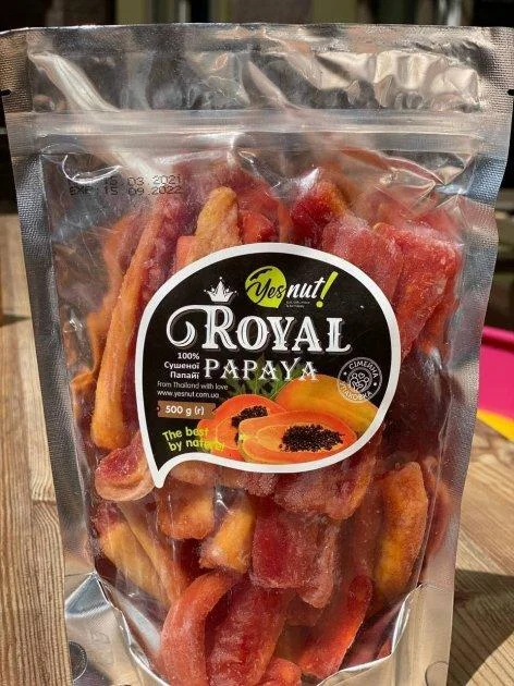 Папая сушена, Yesnut 500 г, yesnut