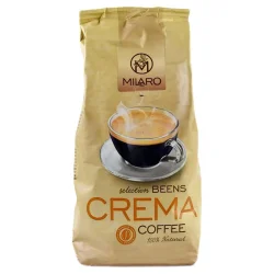Товар Кава в зернах Milaro Crema Coffee 100% Natural Selection beens Міларо селекшин купаж Арабіки та Робусти 1кг