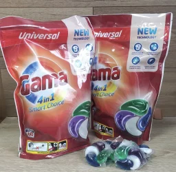 Товар Гелеві капсули для прання Універсальні Gama Universal 4in1 Smart choice Гама Розумний вибір 60шт