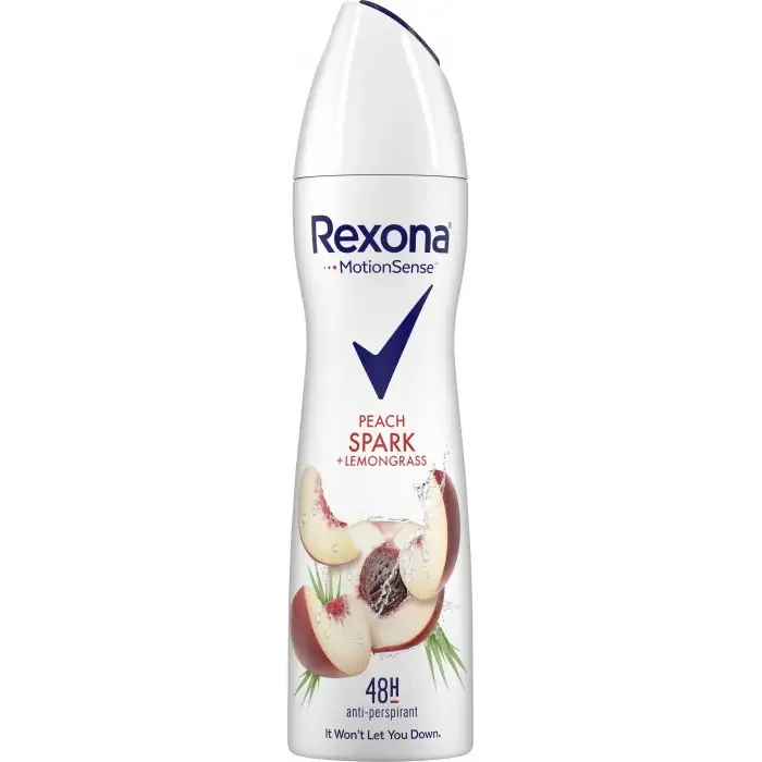 Антиперспірант аерозоль Rexona персиковий вибух та лемонграс 150мл