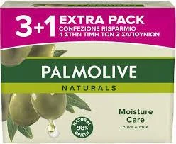 Тверде мило Palmolive palmolive оливка та молоко в економній упаковці (4шт.* 90г)