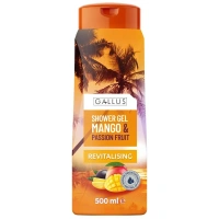 Гель для душу із ароматом манго та маракуя Gallus mango & passion fruit 500мл
