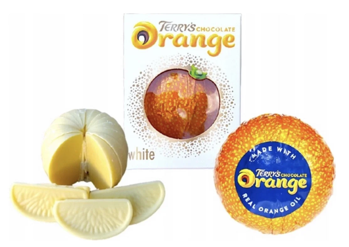 Апельсинка з Terry's білого шоколаду terry's chocolate orange
