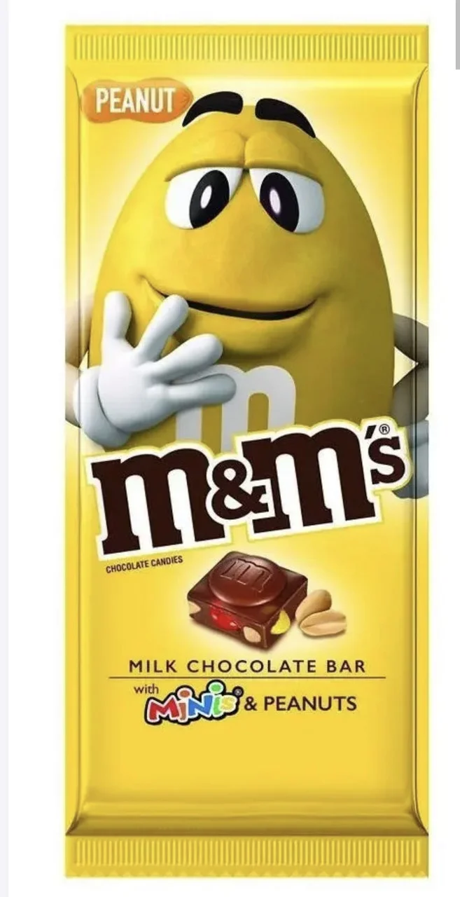 Шоколад молочний M&M peanut 165г