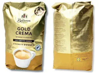 Кава в зернах Bellarom Gold Crema Intense Flavour 100 арабіка інтенсивний смак 1кг