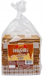 Товар Вафлі глазуровані M&K Wafelky Toffi тоффі 300г