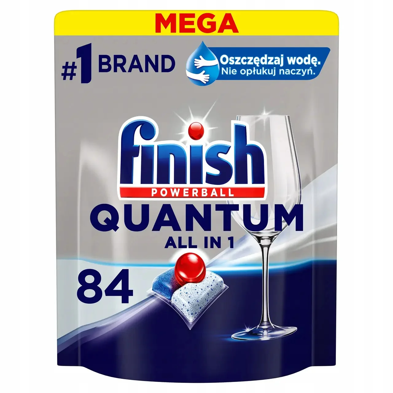 Капсули для посудомийних машин Finish finish powerball quantum all in 1 (84шт)