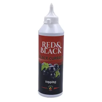 Топінг Red&Black з чорною смородиною 600г