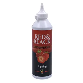 Топінг Red&Black з полуницею 600г