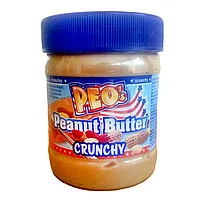 Арахісова паста Peos peanut butter crunchy (зі шматочками арахісу) Німеччина 340г