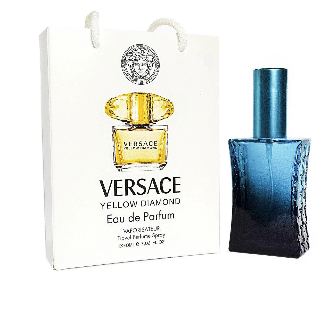 Парфюмована вода VERSACE YELLOW DIAMOND в подарунковій міні упаковці 50мл
