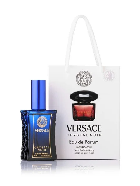 Парфюмована вода VERSACE CRYSTAL NOIR в подарунковій міні упаковці 50мл