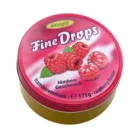 Льодяники зі смаком малини Woogie fine drops raspberry flavour 175г