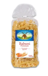 Товар Макарони Широкі Babuni Premium Homemade Egg Pasta M10 Лапша яєчна Преміум по домашньому 500г
