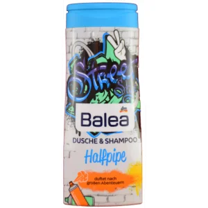 Balea kids dusche&shampoo halfpipe дитячий гель для душу та шампунь 300 мл