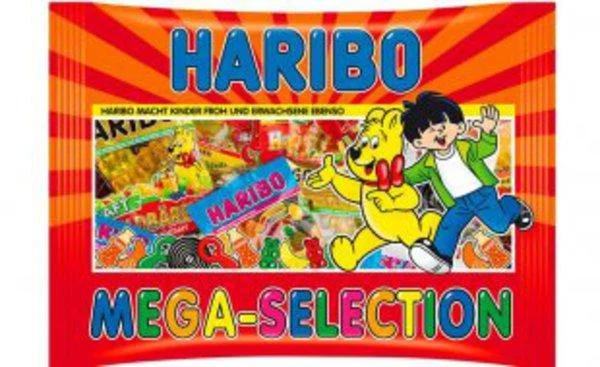 Жувальні цукерки Haribo haribo mega-selection mini pack, 425 г