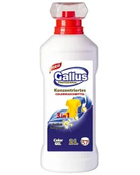 Товар Гель для прання Кольор Gallus Colorwaschmittel Konzentriertes 3в1 Color Галуш Концентрат для Кольорової білизни 57прань Дозатор 2л