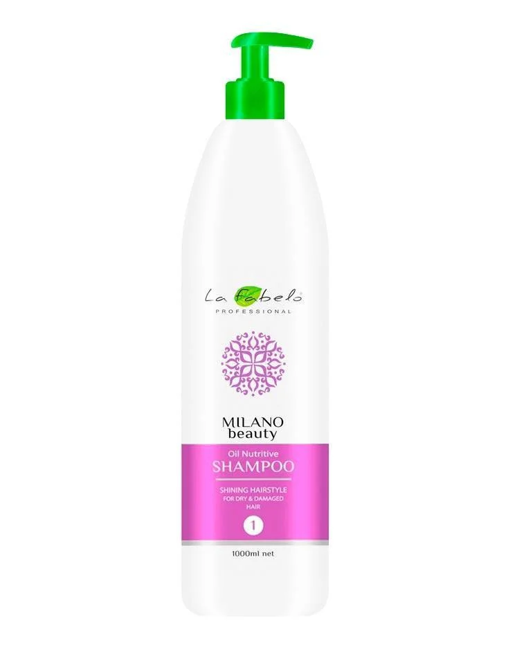 Шампунь для сухого волосся, La Fabelo 1 л, la fabelo milano beauty oil nutritive