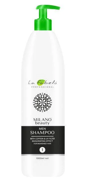 Чоловічий шампунь для волосся La Fabelo professional milano beauty men 1000мл