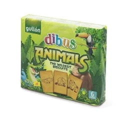 Товар Дитяче печиво Gullon dibus animals без пальмової олії 600г