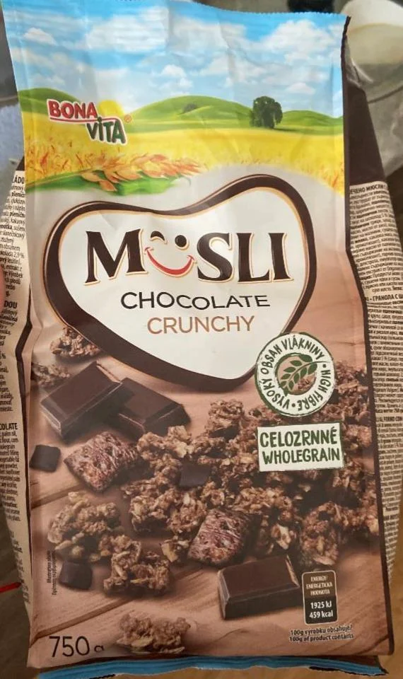 Мюслі bona vita s cokoladou 750г