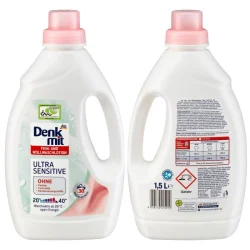 Товар Гель для прання дитячої білизни Denkmit fein und wollwaschlotion ultra sensitive 1500мл