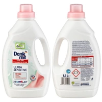 Гель для прання дитячої білизни Denkmit fein und wollwaschlotion ultra sensitive 1500мл