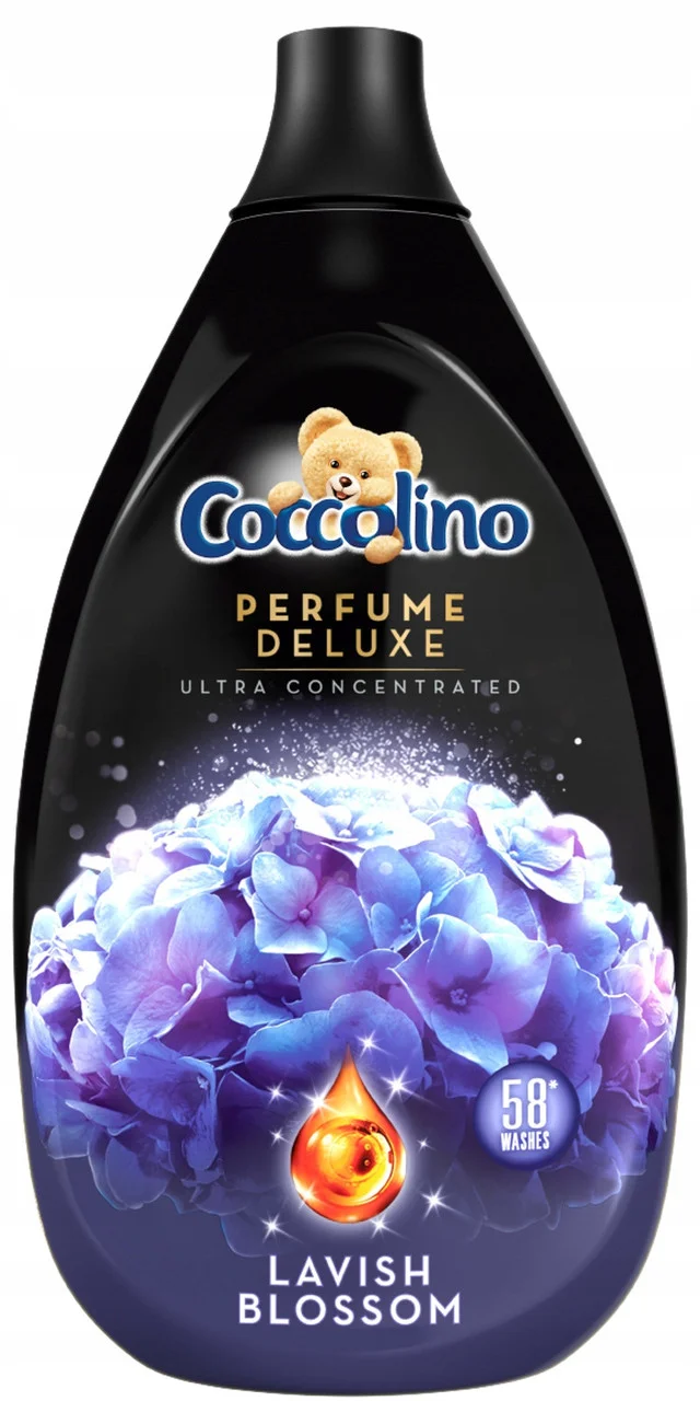 Coccolino intense perfume deluxe lavish blossom кондиціонер для білизни на 58 прань, 870 мл