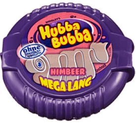 Товар Жувальна гумка Стрічка Hubba Bubba Bubblegum Megalong Himbeer Хуба буба жуйка Малина Касета 180см 56г