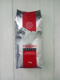 Кава в зернах Swisso kaffee gerostete kaffeebohnen 1кг