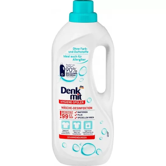Ополіскувач для білизни Denkmit hygiene spuler 99% дезинфекувальний 1250мл