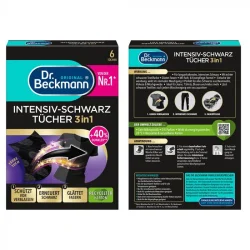 Товар Серветки Dr Beckmann для відновлення кольору чорних тканин 6шт