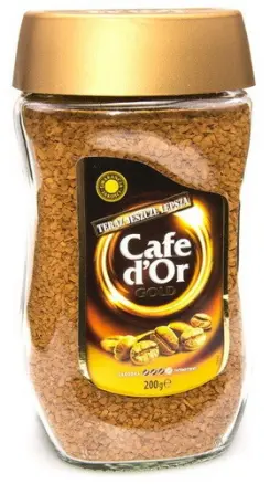 Кава розчинна Cafe d'Or gold 200г