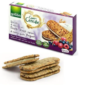 Злакове печиво Gullon з ягодами gullon 220g іспанія