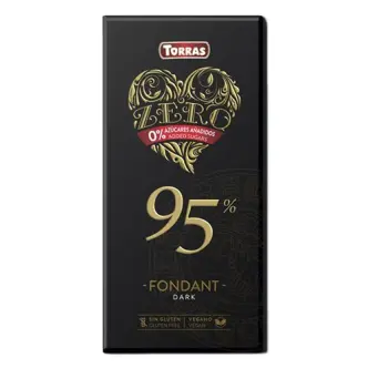 Шоколад Torras екстра чорний 95% 100г