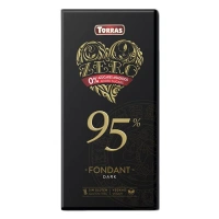 Шоколад Torras екстра чорний 95% 100г