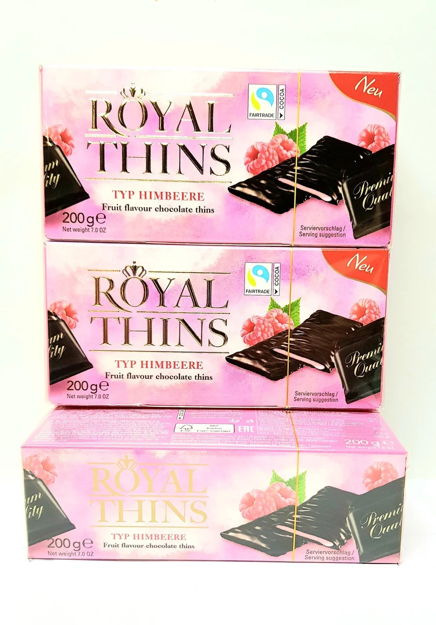 Royal thins typ himbeere, (маліна) 200 г