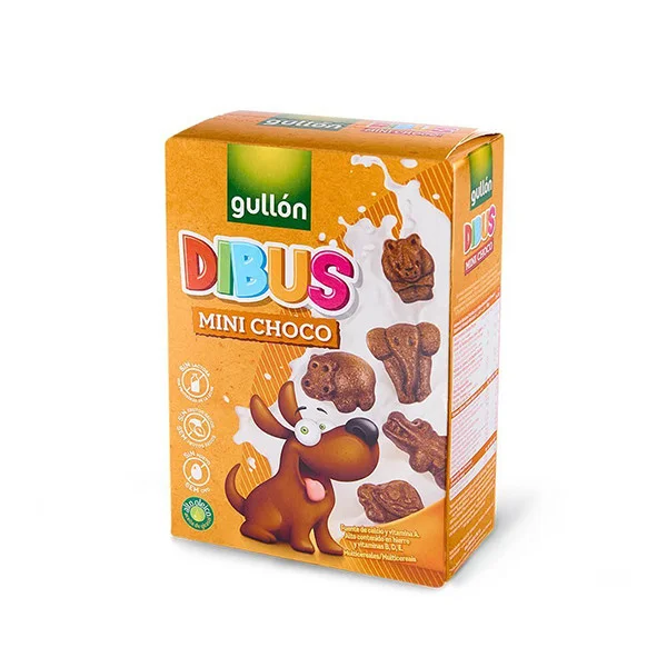 Дитяче злакове печиво Gullon dibus mini cacao 250г