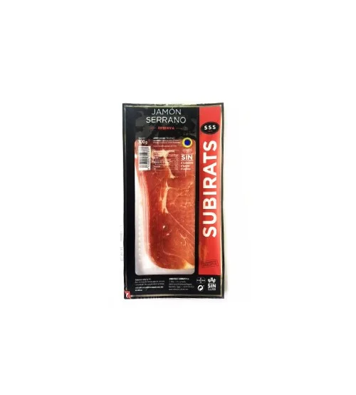 Хамон serrano Serrano loncheado нарізка subirats 100g