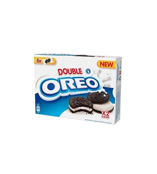 Печиво oreo Oreo double (орео) з подвійним ванільним кремом, 170 г