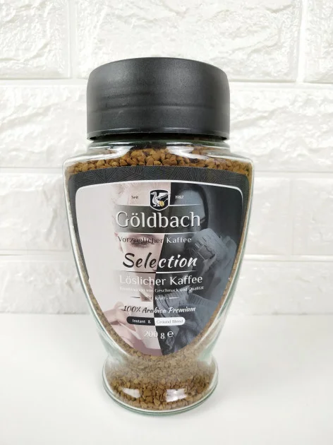 Кава розчинна Goldbach goldbach selection 200г