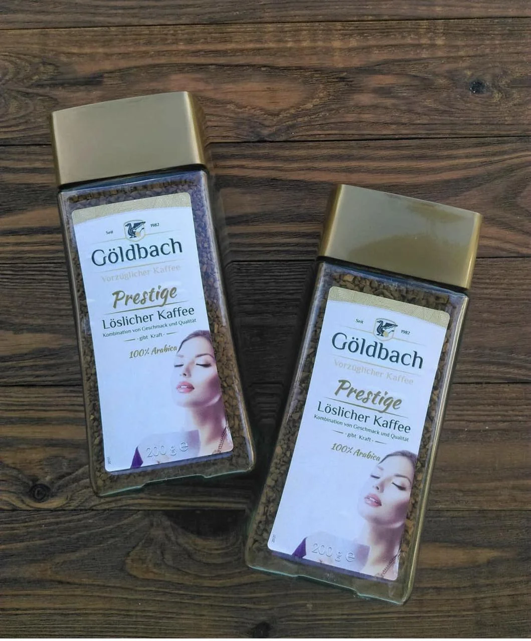 Кава розчинена Goldbach goldbach prestige 200г 100%арабіка