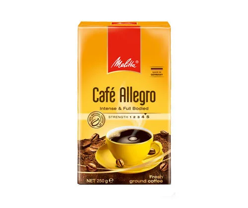 Кава мелена Melitta Сafe Аllegro Мелітта аллегро 250г