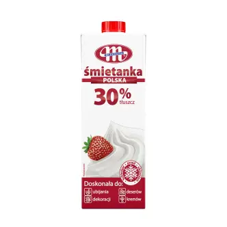 Вершки Mlekovita smietanka 30% 1л
