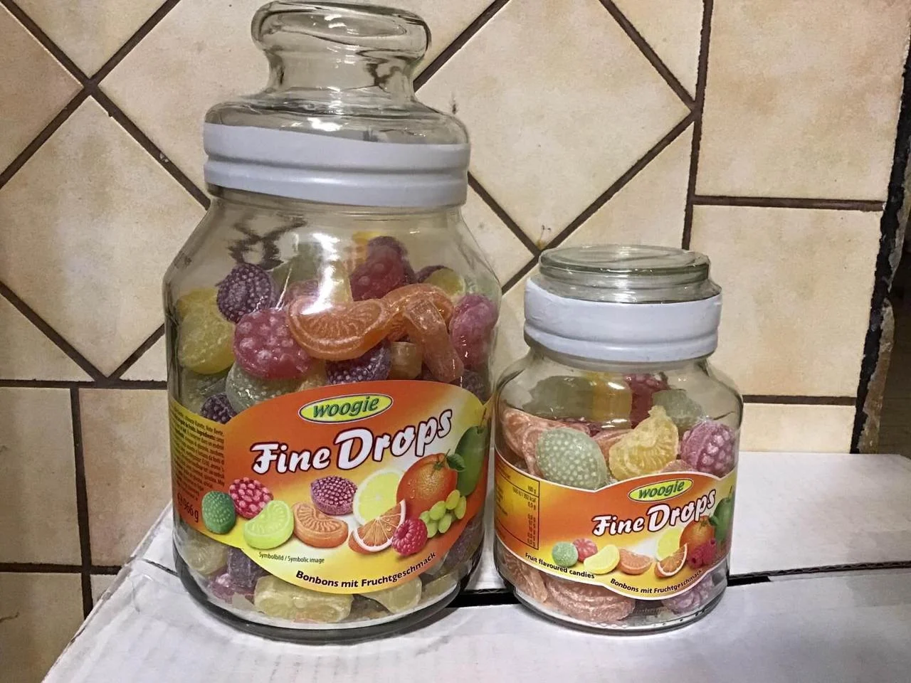 Льодяники (конфети) woogie fine drops (дрібні краплі) мікс фруктовий австрія 300 г