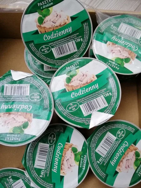 Паштет pasztet godzienny з свійської птиці (польща) 130г - 1