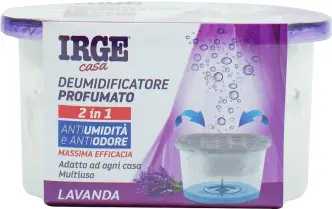 Поглинач запаху та вологи плюс Ароматизатор Irge casa Deumidificatore Profumato Lavanda 2в1 Лаванда 400мл