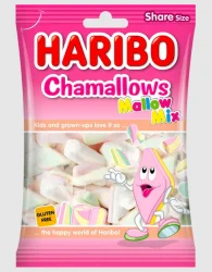 Товар Зефір без глютену Haribo Chamallows Mallow mix Gluten free Marshmallow мікс маршмеллоу 175г