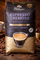 Товар Кава в зернах Bellarom Espresso Cremoso Intense&Velvety Інтенсивна і оксамитова 100 арабіка 1кг